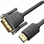 Adaptador DVI a HDMI Vention ABFBH Negro 2 m