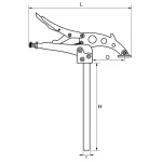 Sargento de Tornillo Grip-on 32,4 cm