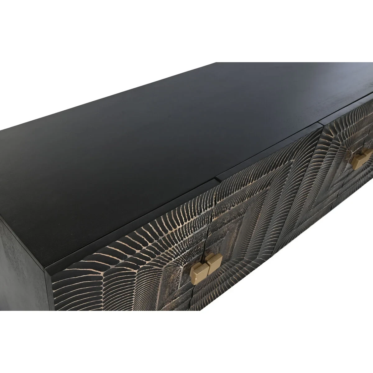 Aparador Home ESPRIT Metal Madera de mango 177 x 45 x 75 cm