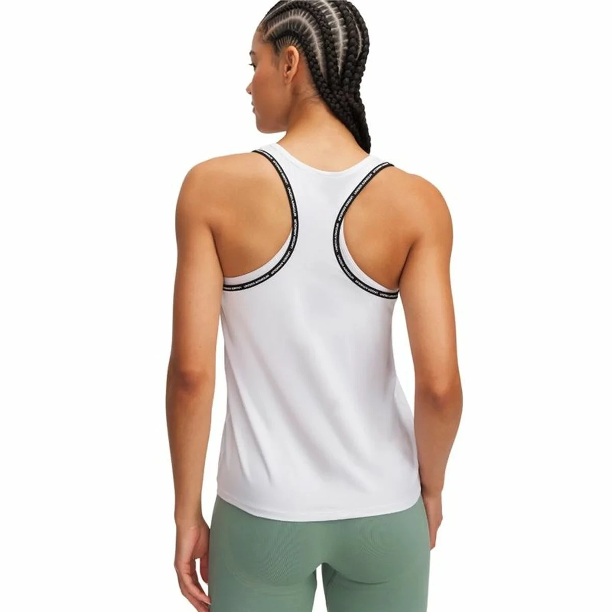 Camiseta de Tirantes Mujer Under Armour Tech Blanco (S)