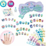 Set de Manicura Aquabeads Nail Studio Stitch Multicolor 40 Piezas