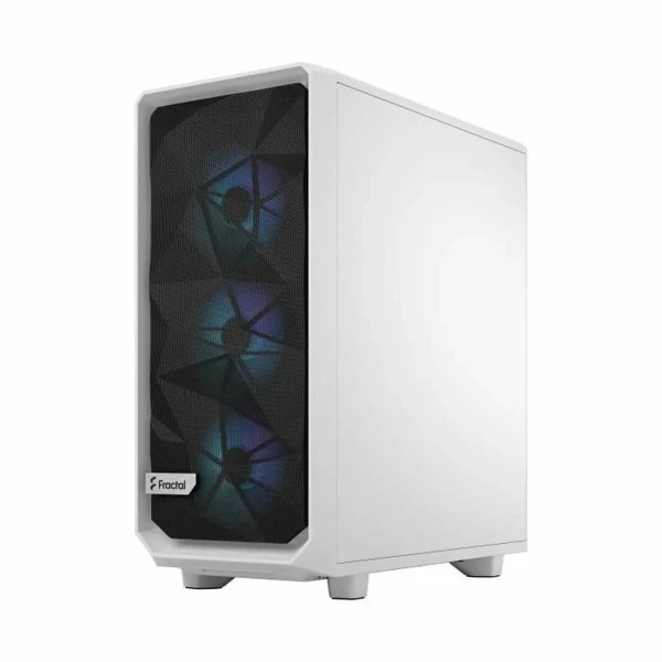 Caja Semitorre ATX Fractal Meshify 2 Compact RGB Blanco