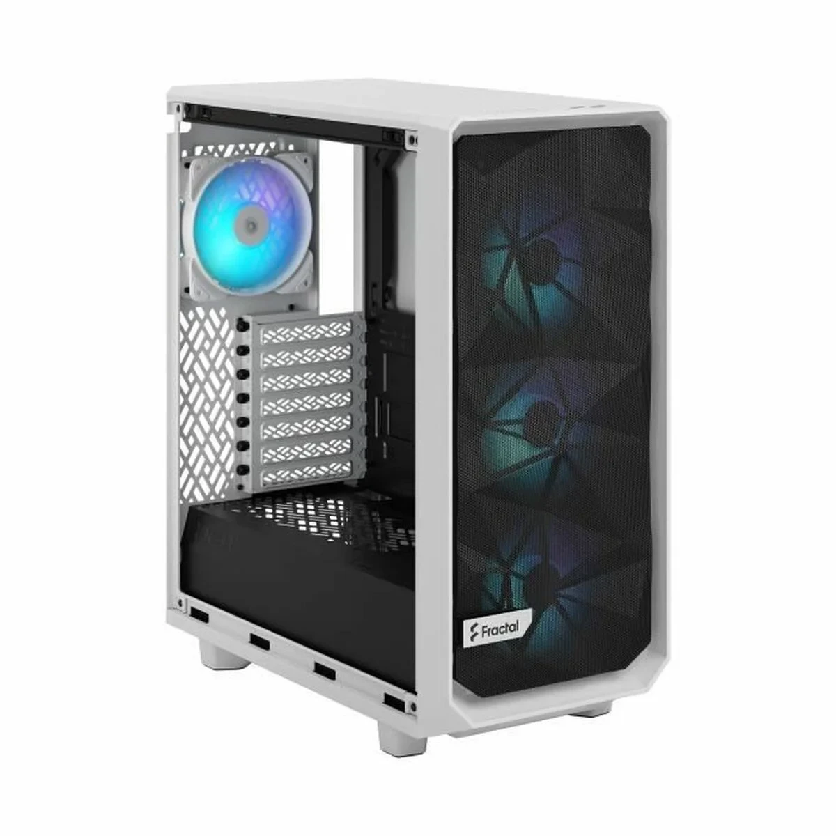 Caja Semitorre ATX Fractal Meshify 2 Compact RGB Blanco