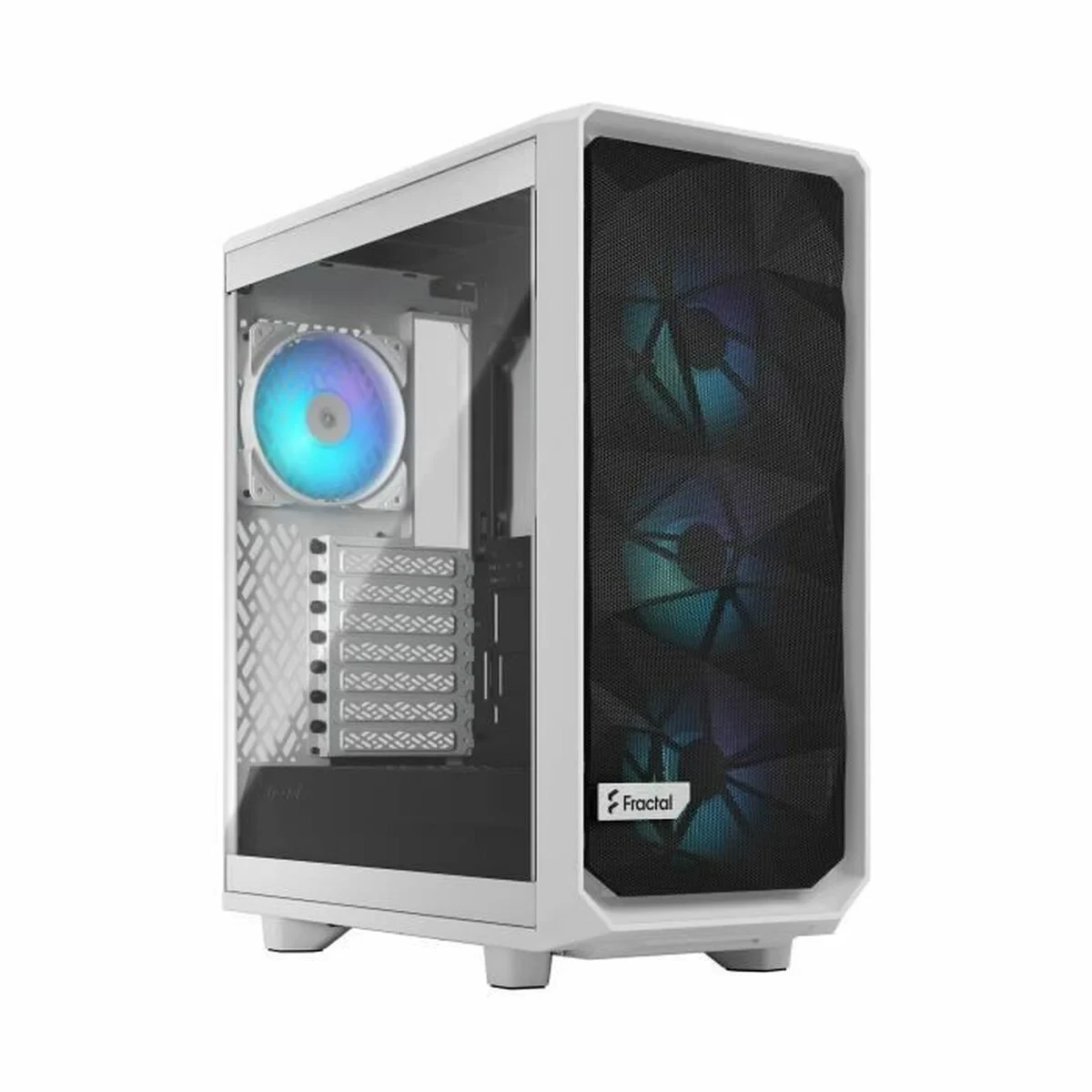 Caja Semitorre ATX Fractal Meshify 2 Compact RGB Blanco