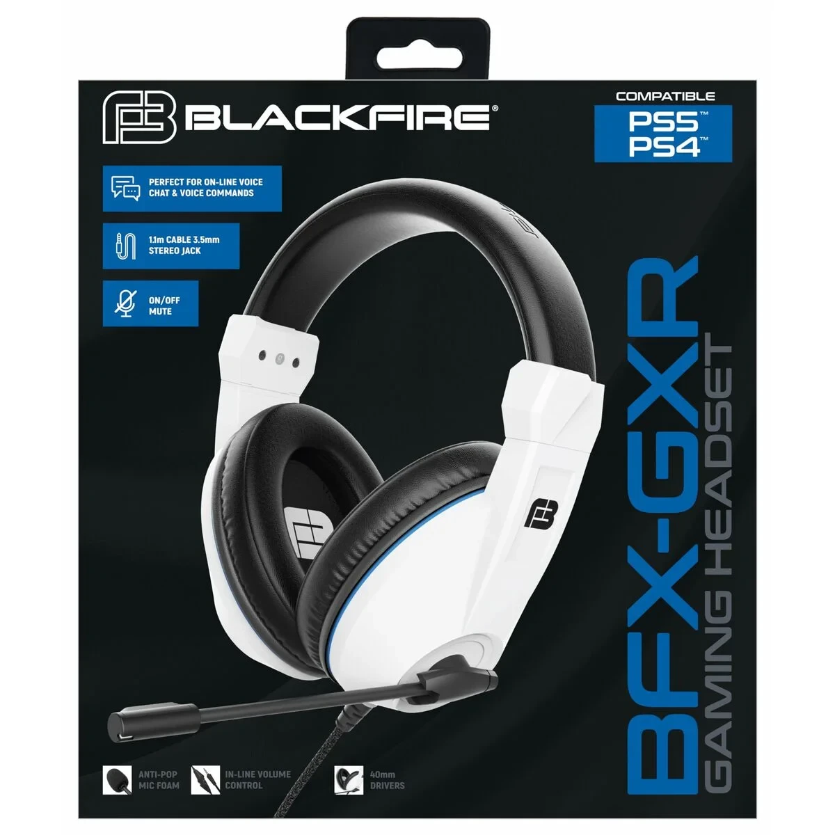 Auriculares con Micrófono Blackfire 5033110 Blanco