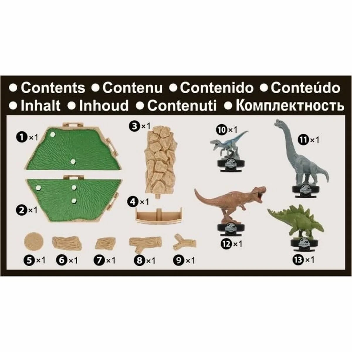 Juego de Mesa EPOCH D'ENFANCE Jurassic World Island Quake