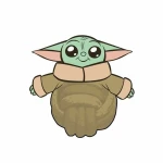 Juguete para perros The Mandalorian Verde 10,5 x 14,5 x 6 cm