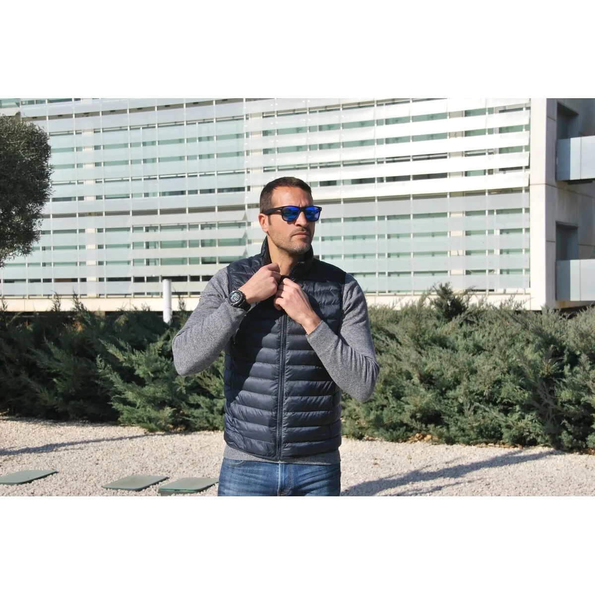 Gafas de Sol Unisex Eagle WAVE Negro Espejo