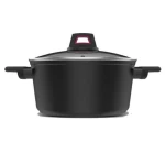 Cacerola Con Tapa Taurus KCK4024 Negro 4,5 L