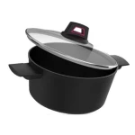 Cacerola Con Tapa Taurus KCK4024 Negro 4,5 L