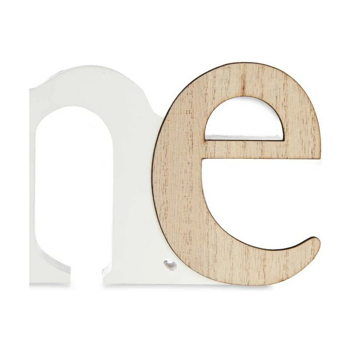 Marco de Fotos Gift Decor Home Blanco Marrón Madera MDF (6 Unidades)