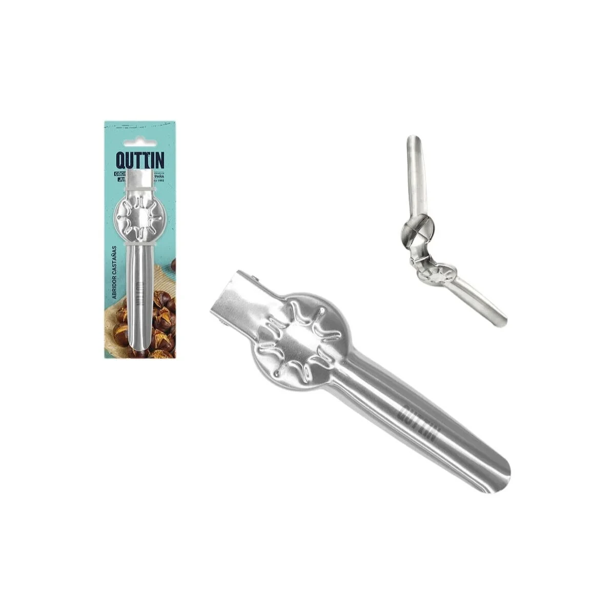 Cascanueces Quttin Acero 17,2 x 5 cm (24 Unidades)