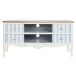 Mueble de TV DKD Home Decor Blanco Azul cielo (120 x 48 x 60 cm)