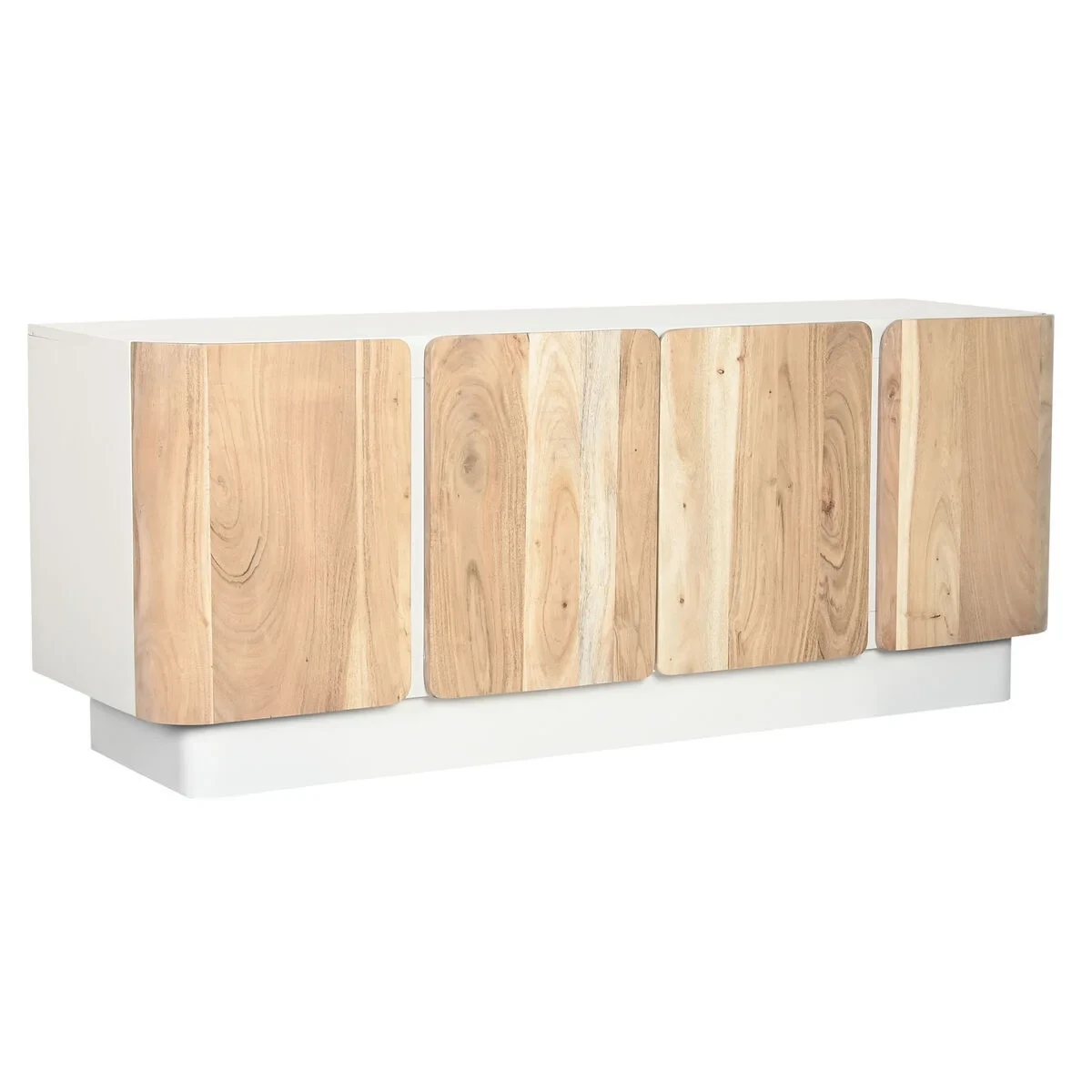 Mueble de TV Home ESPRIT Blanco Natural 140 x 40 x 55 cm