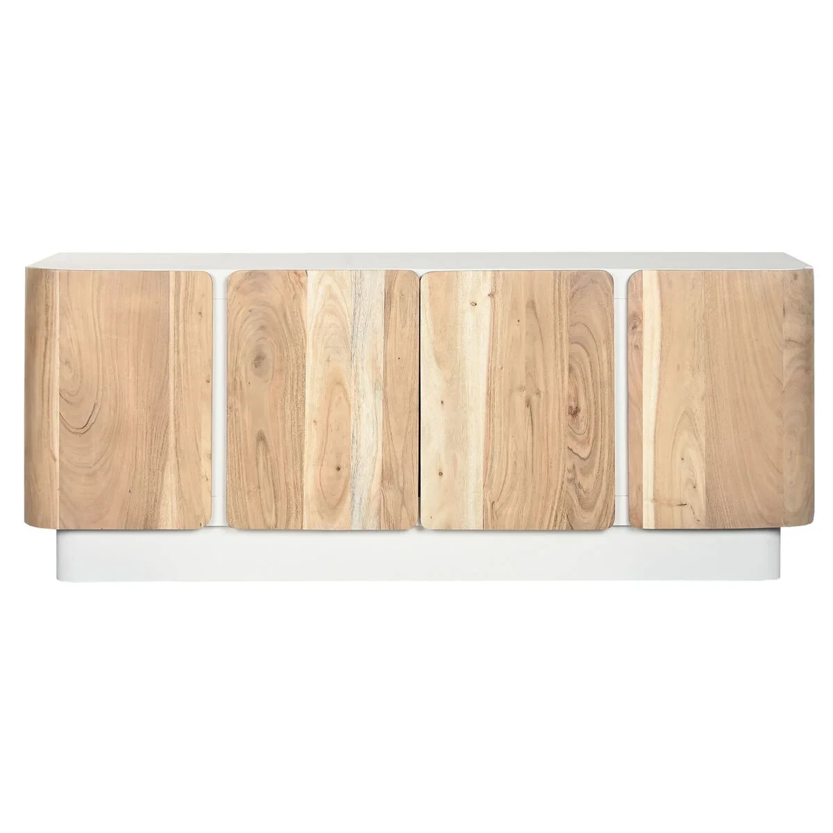 Mueble de TV Home ESPRIT Blanco Natural 140 x 40 x 55 cm