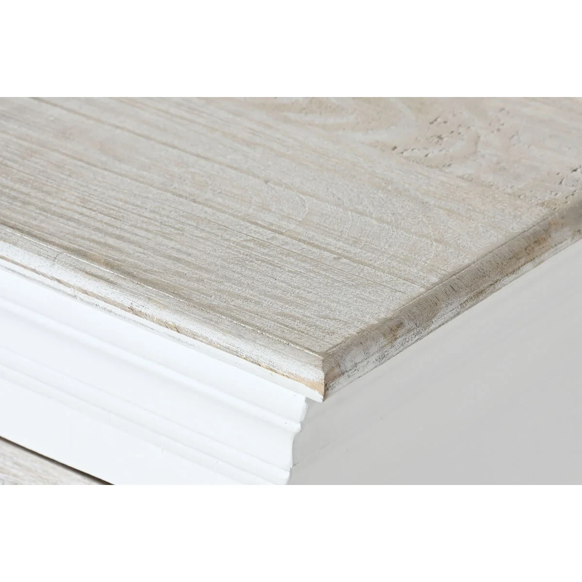 Cajonera Home ESPRIT Blanco Desgastado 115 x 40 x 80 cm