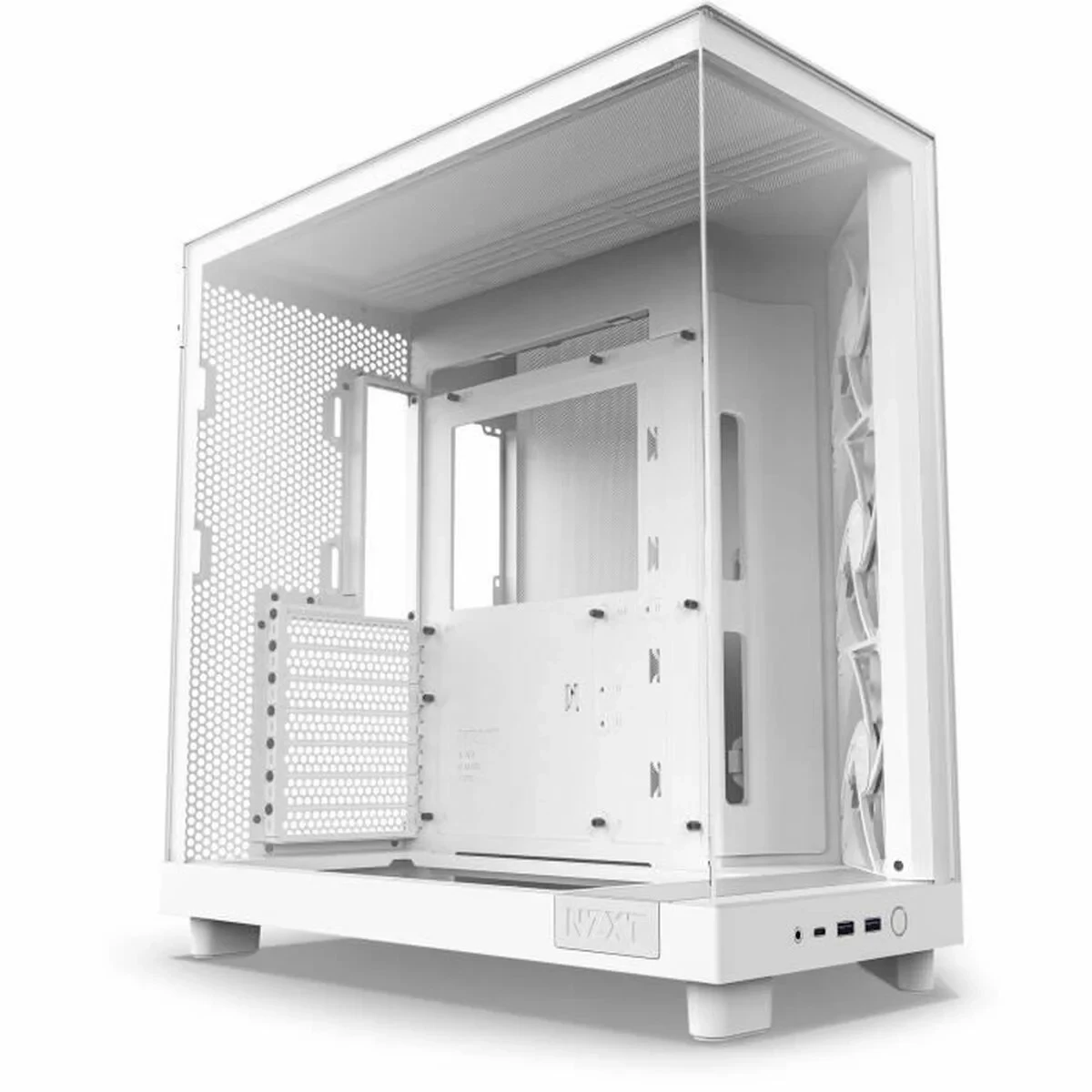 Caja Semitorre ATX NZXT CC-H61FW-01 Blanco