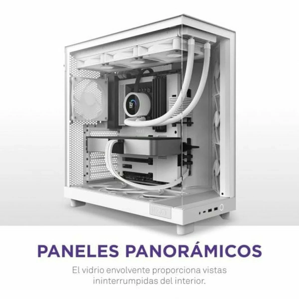Caja Semitorre ATX NZXT CC-H61FW-R1 Blanco