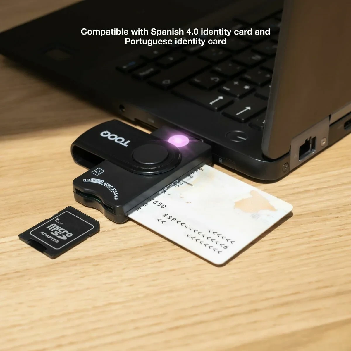 Lector de Tarjetas TooQ TQR-3012B