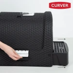 Arenero para Gatos Curver Antracita 51 x 38,5 x 39,5 cm Plástico (Plástico)