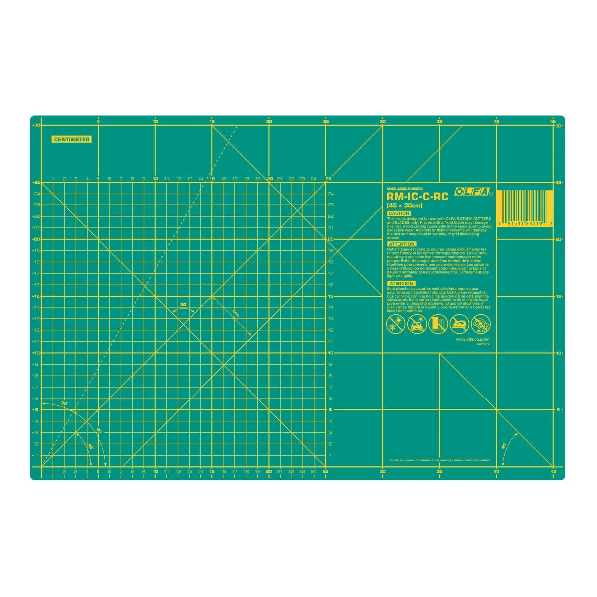 Plancha de corte Olfa 90 x 60 cm