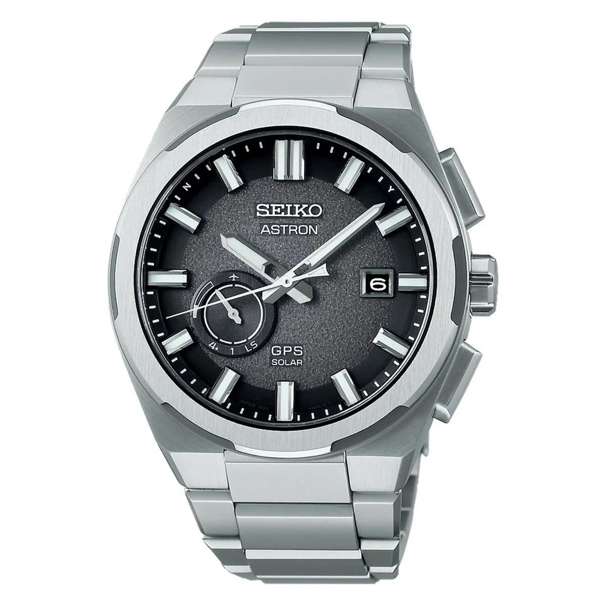 Reloj Unisex Seiko ASTRON Mod. SOLAR GPS Plateado