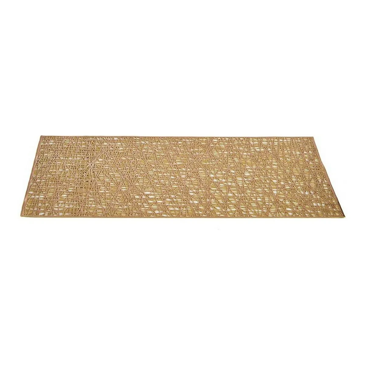 Salvamantel Kinvara Dorado Plástico 30 % Poliéster 45 x 0,01 x 30 cm (12 Unidades)