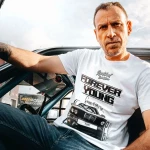 Camiseta de Manga Corta Hombre RADIKAL FOREVER YOUNG Blanco L