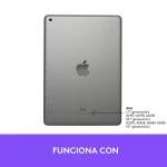 Funda para Tablet y Teclado Logitech 920-009478 Gris Grafito Qwerty Español QWERTY