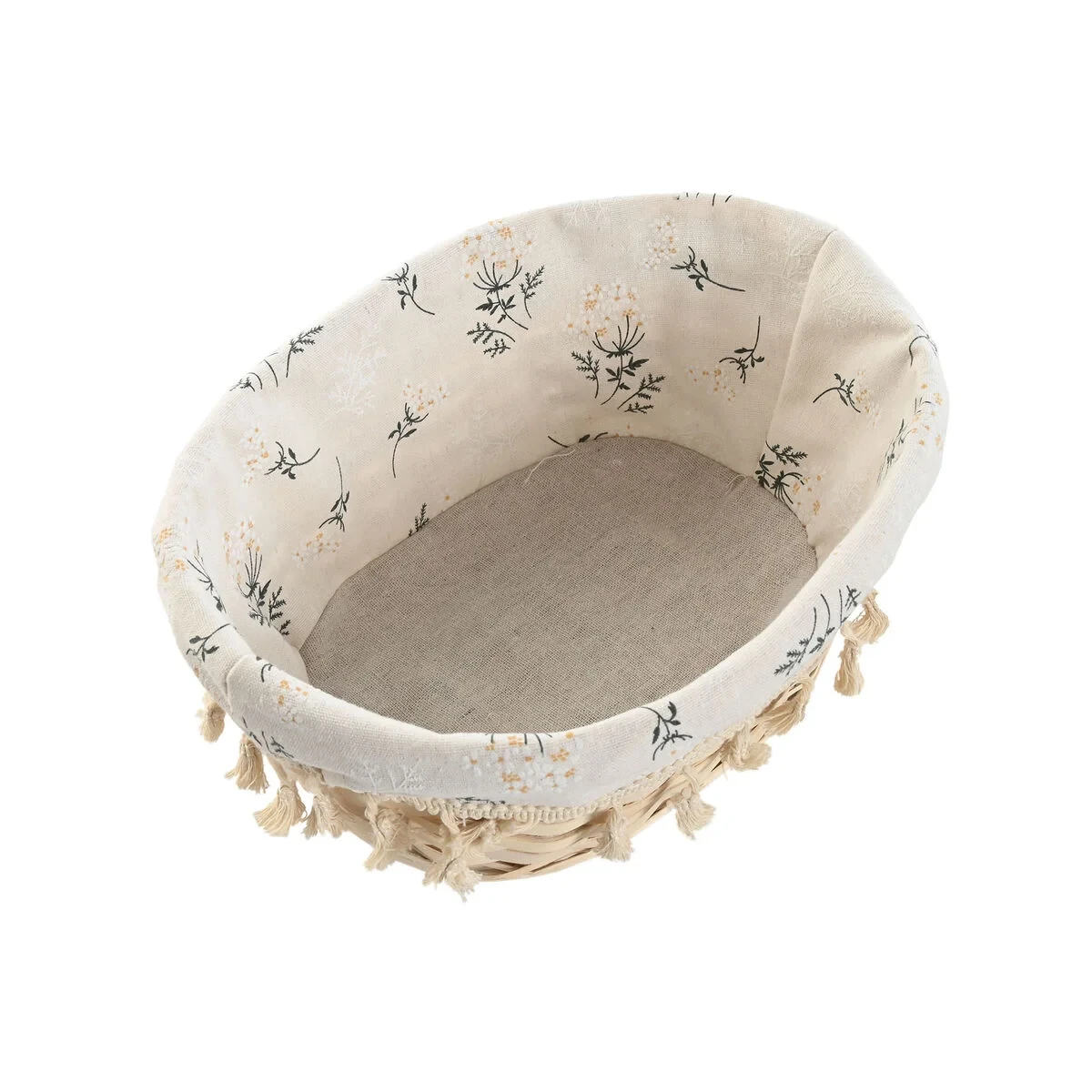 Juego de Cestas Home ESPRIT Mimbre 29 x 22 x 12 cm