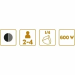 Raclette Little Balance 8761 Negro