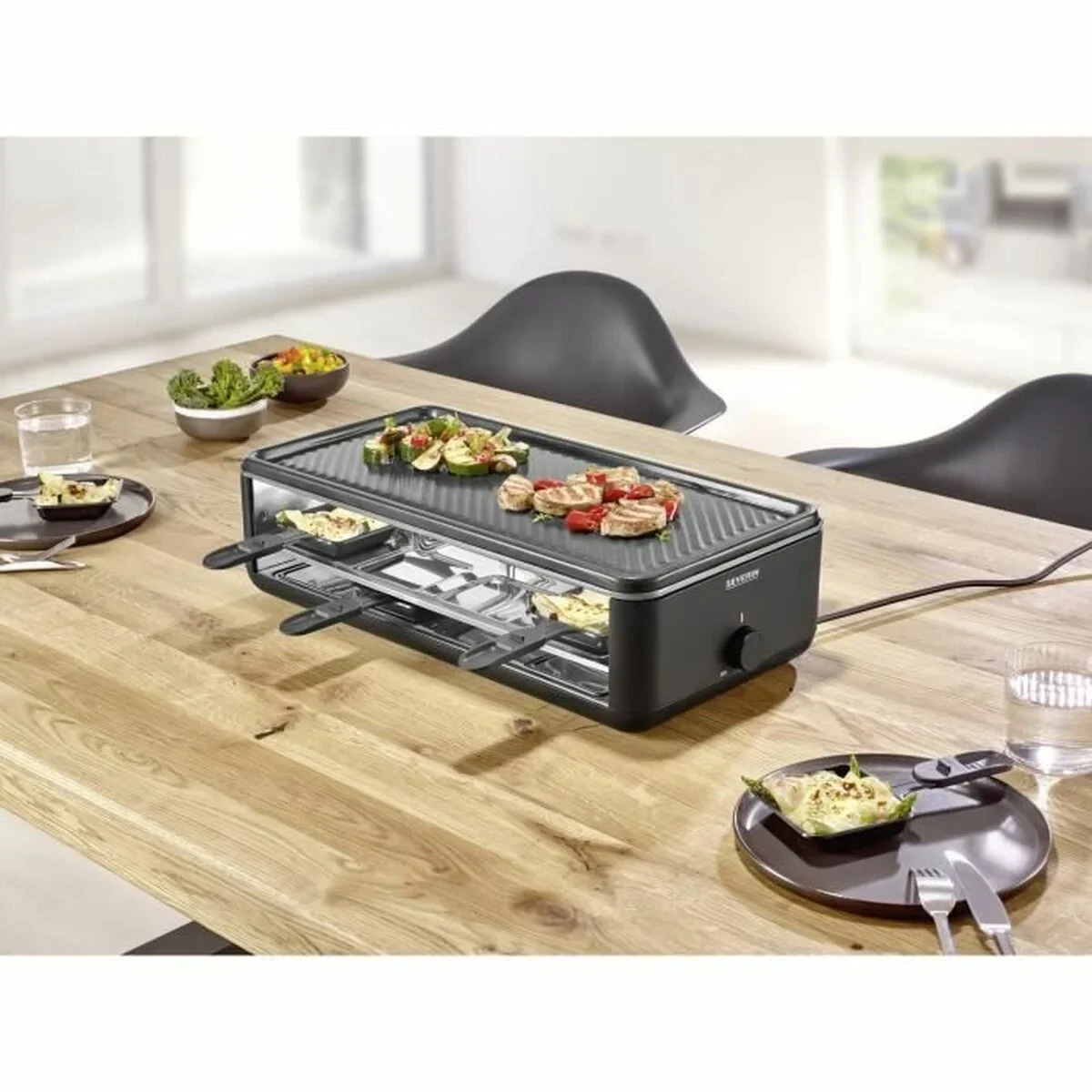 Raclette Severin RG2365 Negro noir 48 x 24 cm