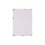 Espejo de pared Home ESPRIT Blanco Marrón Beige Gris Cristal Poliestireno 63,3 x 2,6 x 89,6 cm (4 Unidades)