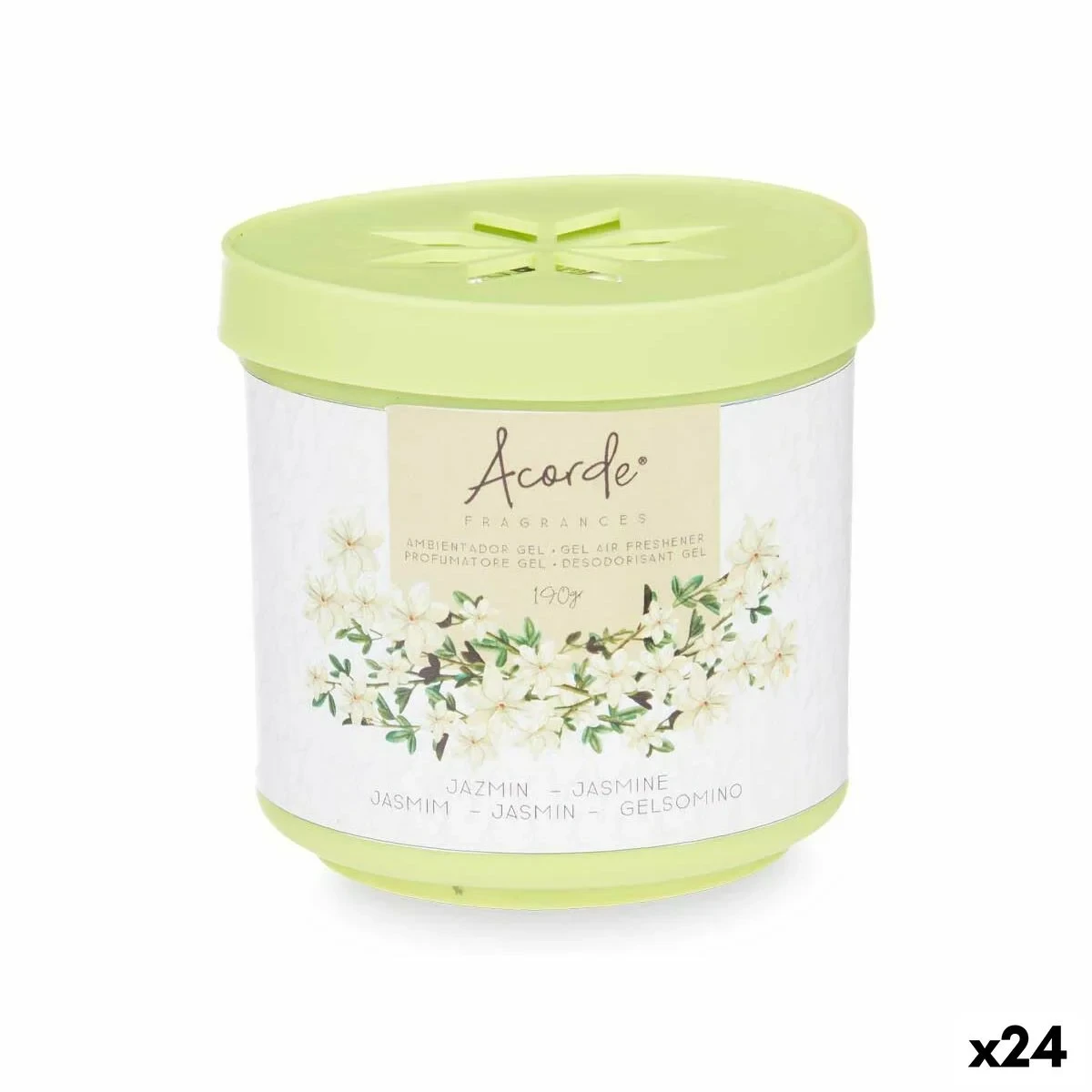 Ambientador Acorde Jazmín 190 g (24 Unidades)