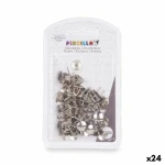 Chinchetas Pincello Plateado Metal (24 Unidades)