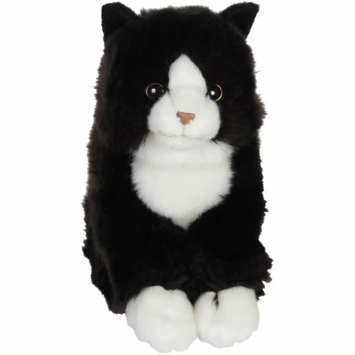 Peluche Gipsy Gato Negro/Blanco
