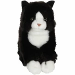 Peluche Gipsy Gato Negro/Blanco
