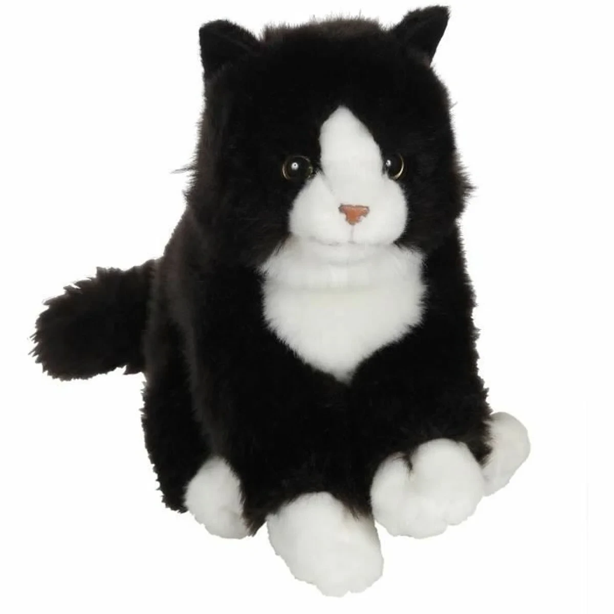 Peluche Gipsy Gato Negro/Blanco