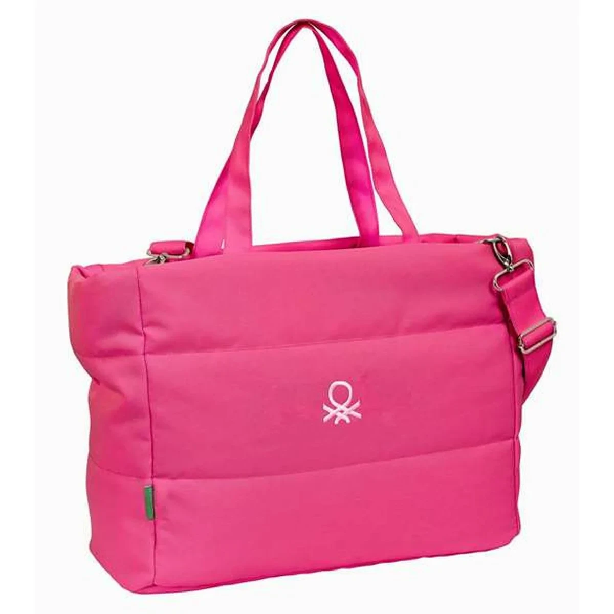 Bolso con bolsillo para Portátil Benetton Rosa Fucsia 54 x 31 x 17 cm