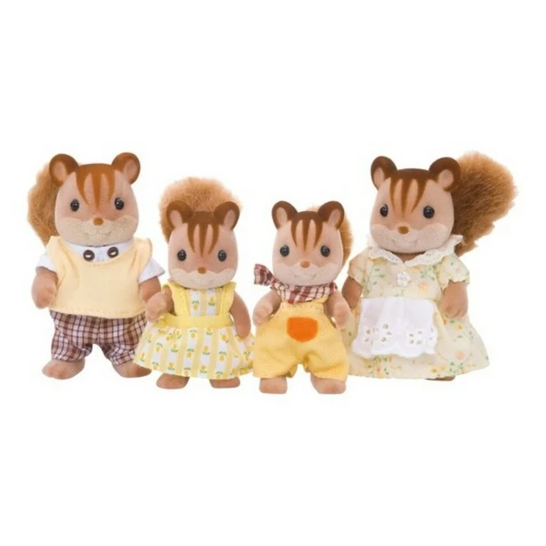 Set de Muñecos   Sylvanian Families 4172 Family Ecureuil Roux