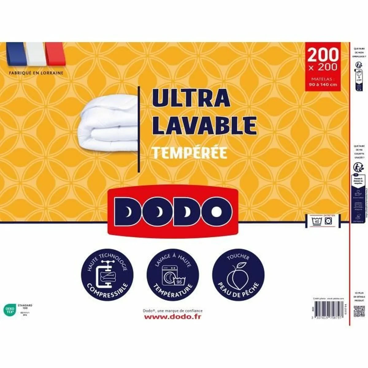 Relleno Nórdico DODO ULTRA LAVABLE Blanco 200 x 200 cm