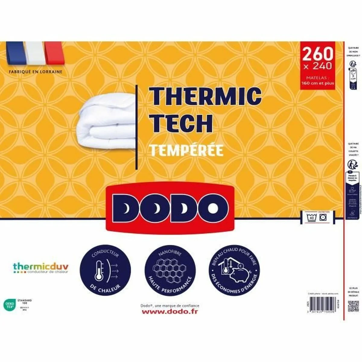 Relleno Nórdico DODO THERMIC TECH Blanco 250 g/m² 240 x 260 cm