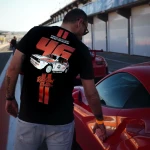 Camiseta de Manga Corta Hombre RADIKAL WINNERS NEVER QUIT Negro M