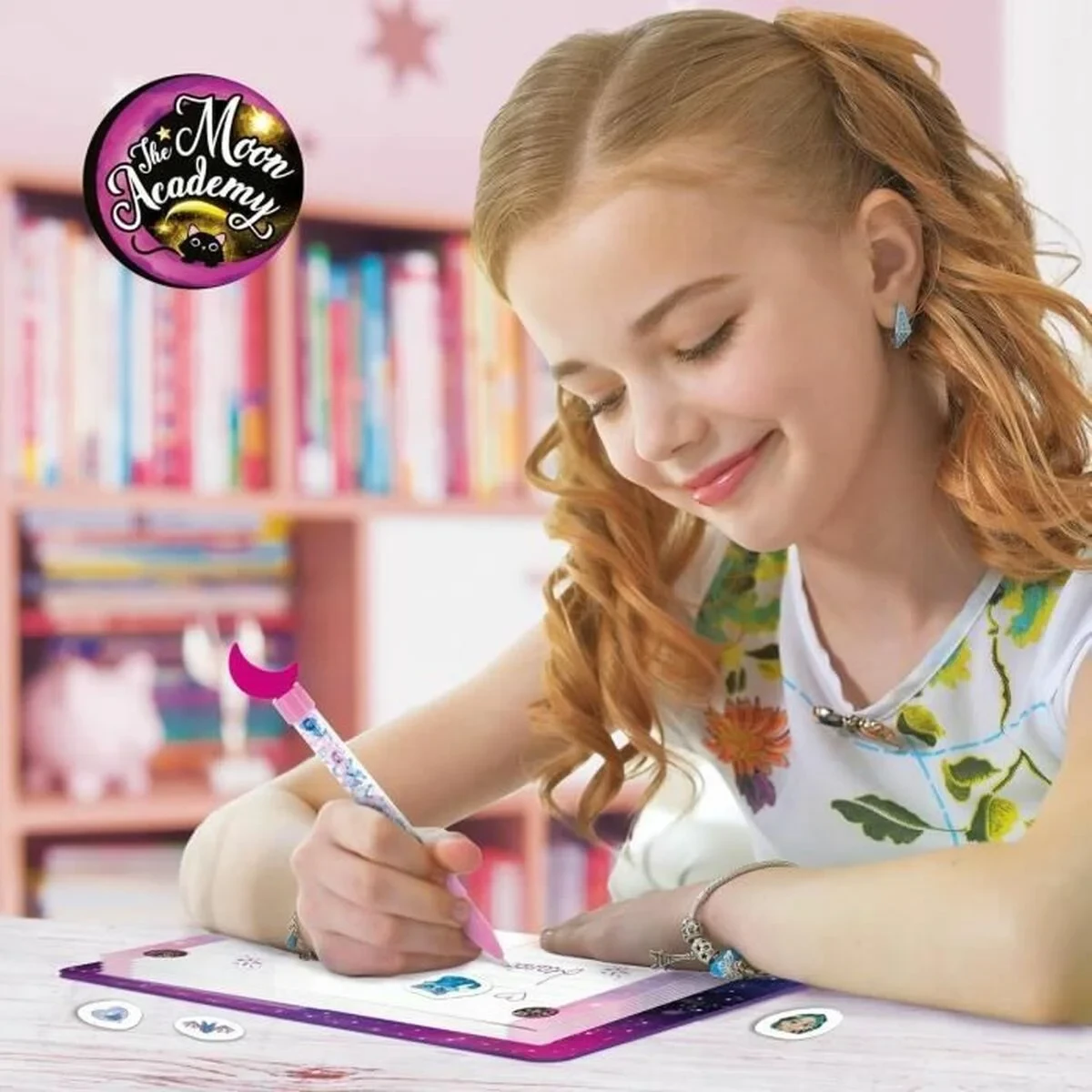 Diario con Accesorios Lisciani Giochi THE MOON ACADEMY Multicolor