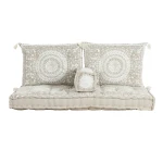 Sillón de jardín DKD Home Decor Beige 155 x 76 x 65 cm