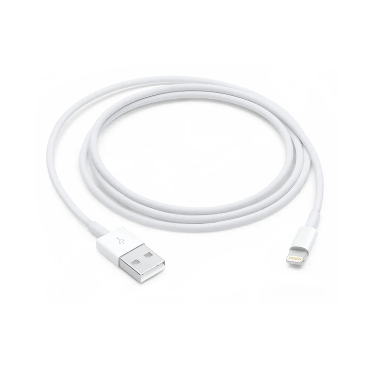 Cable USB a Lightning Apple MXLY2ZM/A Blanco Negro 1 m