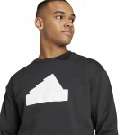 Sudadera sin Capucha Hombre Adidas Fi Bos Crw Negro XXL
