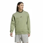 Sudadera sin Capucha Hombre Adidas All Szn French Terry Crew Verde L