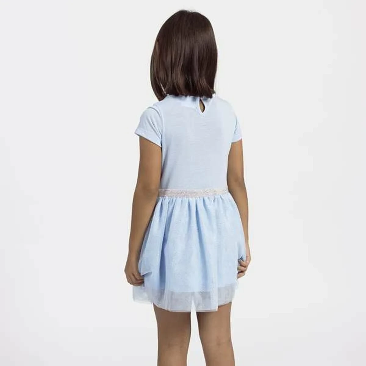 Vestido Stitch Azul claro