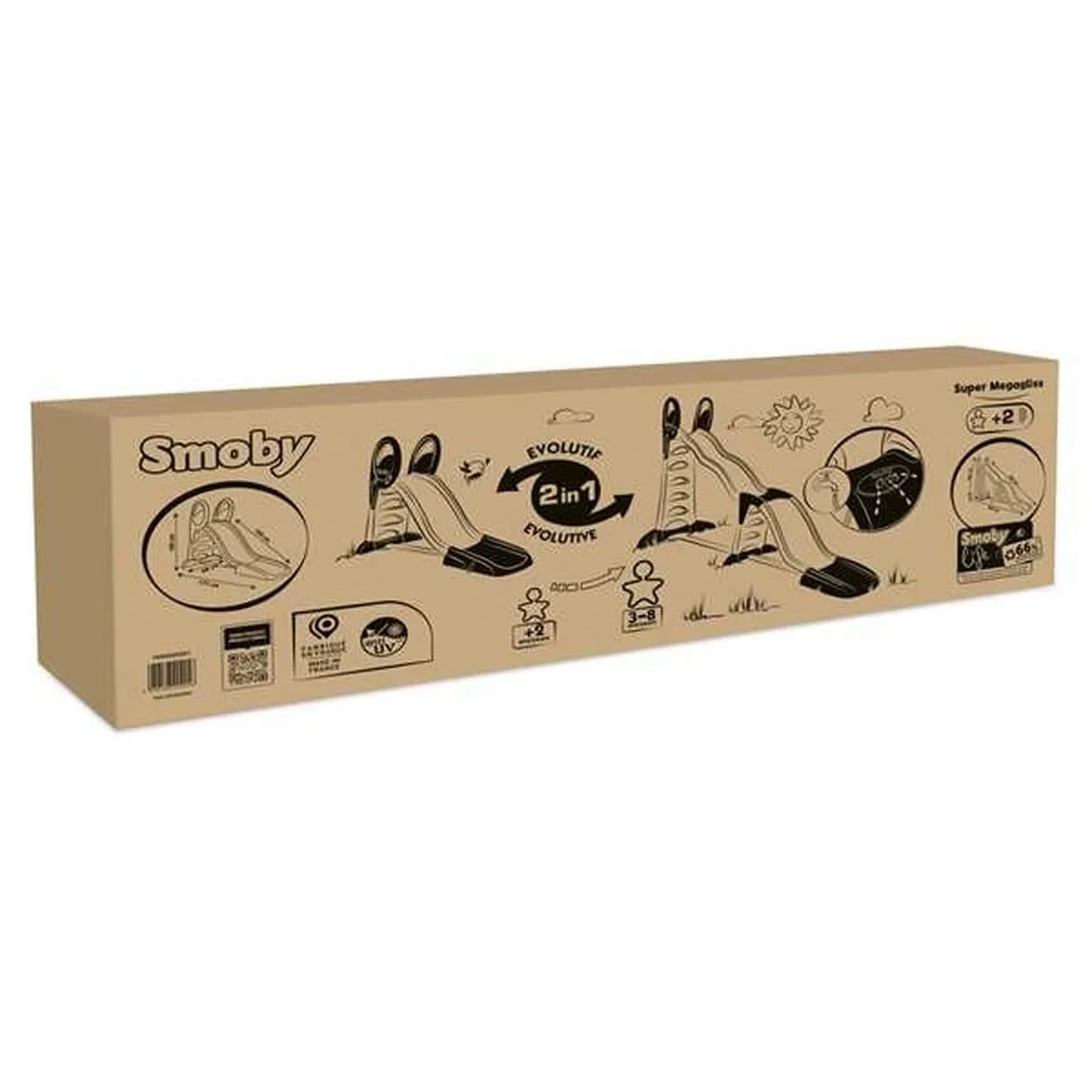 Tobogán de Agua Smoby Super Megagliss